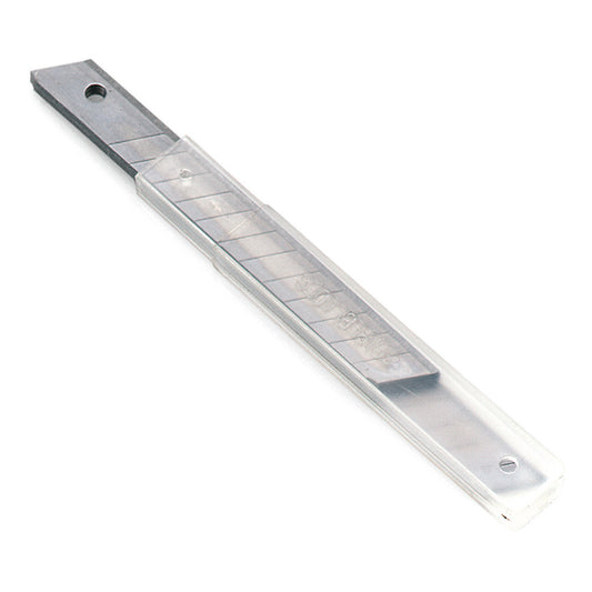 Die Nölle Profi Brush Abbrechklingen von Nölle Profi Brush Bürsten- & Pinseltechnik e.K. sind hochwertige Abbrechklingen im transparenten Etui mit mehreren segmentierten Klingen - ideal für präzises Arbeiten und Langlebigkeit.