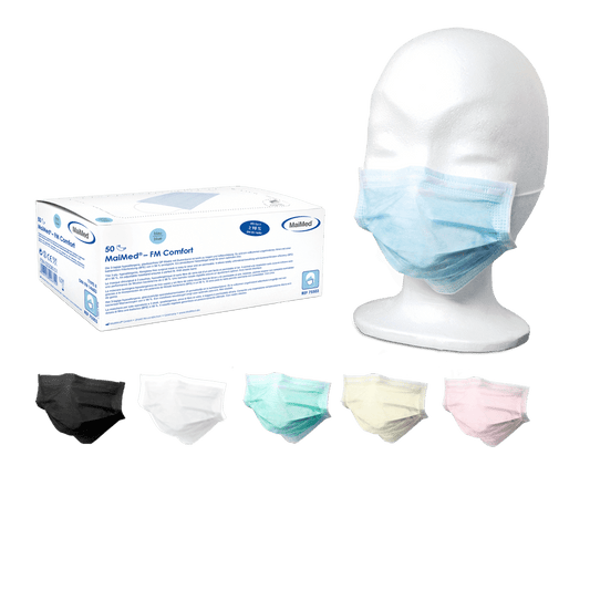 MaiMed-FM Comfort surgical mask, non-sterile, 3-ply, 50 pieces/box
