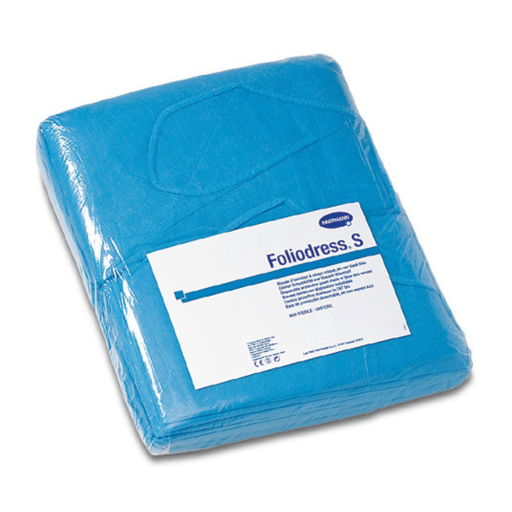 Disposable protective gown for staff and visitors