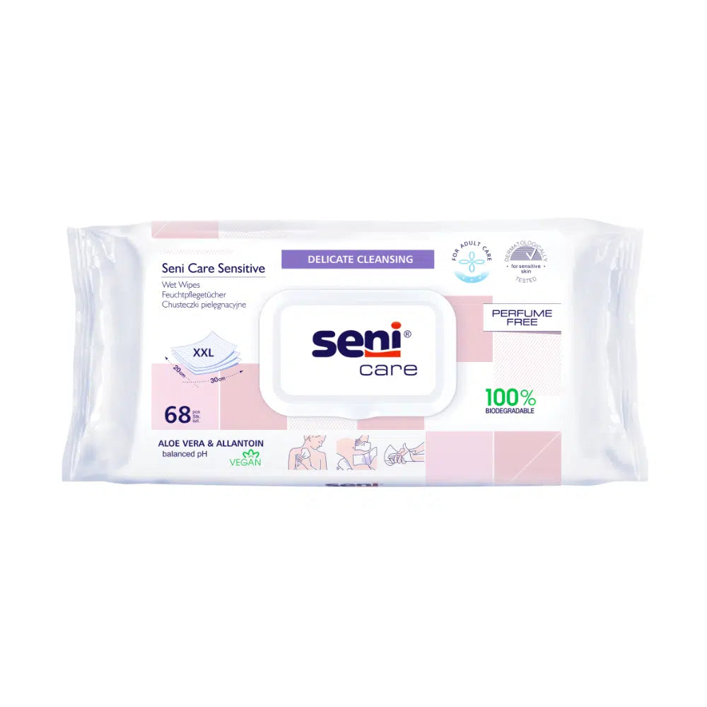 Seni Care Sensitive Wet Wipes 68 stycken