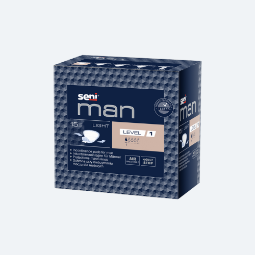 Incontinence pads for men