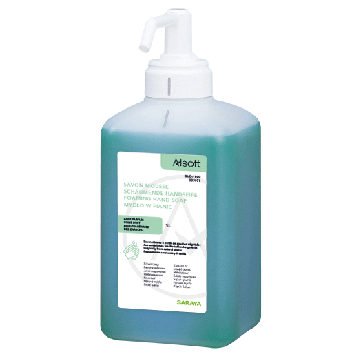Saraya Alsoft foam soap without fragrances