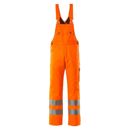 MASCOT® Lech winter dungarees, hi-vis orange