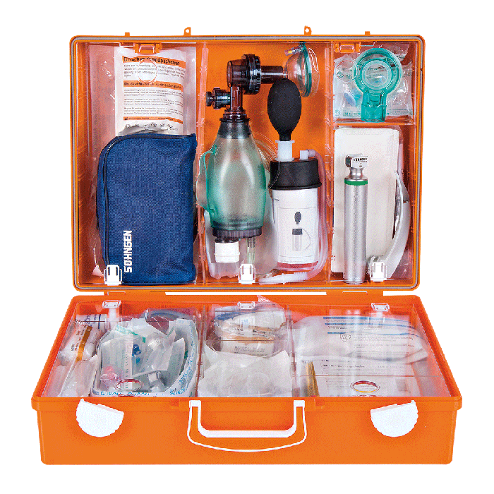Notfallkoffer Baby-Kinder MT-CD orange