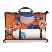 O2-Plus Ventilation Module with a 5-liter oxygen cylinder