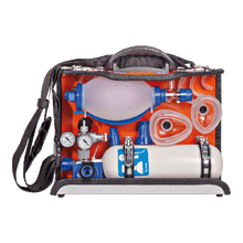 O2-Plus Ventilation Module with a 2-liter oxygen cylinder