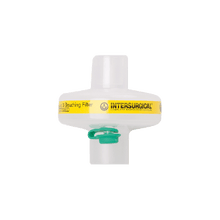 Bacterial filters for manual resuscitators and ventilators