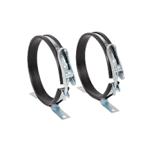 Pair of bottle clamps for 5.0- and 10.0-liter O2 cylinders