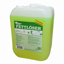 Der Abena Re-Seller GmbH GastroPower Fettlöser Öko-Box, 10 l, ist ein umweltfreundlicher Fettlöser in einem Kunststoffbehälter mit weißem Griff. Er ist mit Hinweisen und Sicherheitshinweisen beschriftet und eignet sich ideal für die Profiküche. Wird als 1 Packung in einem Karton geliefert.