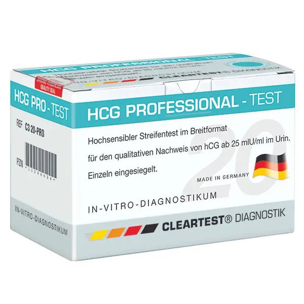 Cleartest HCG-Professional pregnancy test, pack: 20 tests | Pack (20 tests)