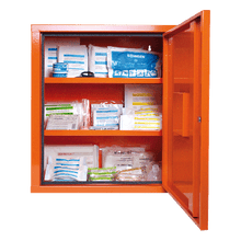 EUROSAFE First Aid Cabinet, Industrial Standard, Orange