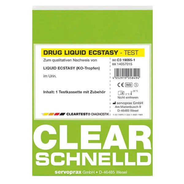 Cleartest drug test, Liquid Ecstasy Pack: 5 tests | Piece (5 tests)