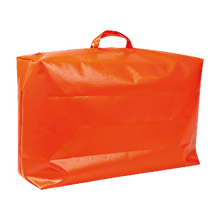 Empty carrying bag for wool blankets