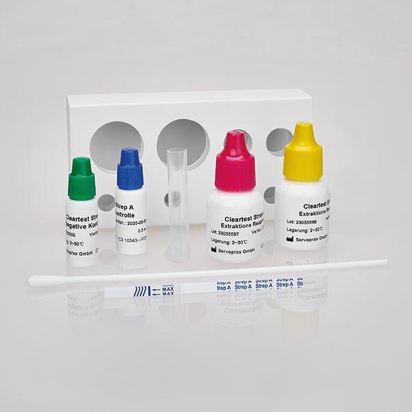 Cleartest light Strep-A, test strips pack: 10 tests | Pack (10 tests)