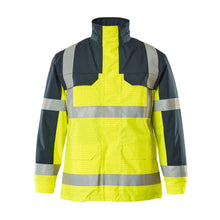 MASCOT® Lungern Parka Multisafe, hi-vis yellow/navy
