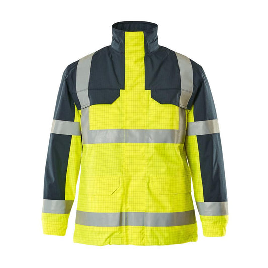 MASCOT® Lungern Parka Multisafe, hi-vis yellow/navy