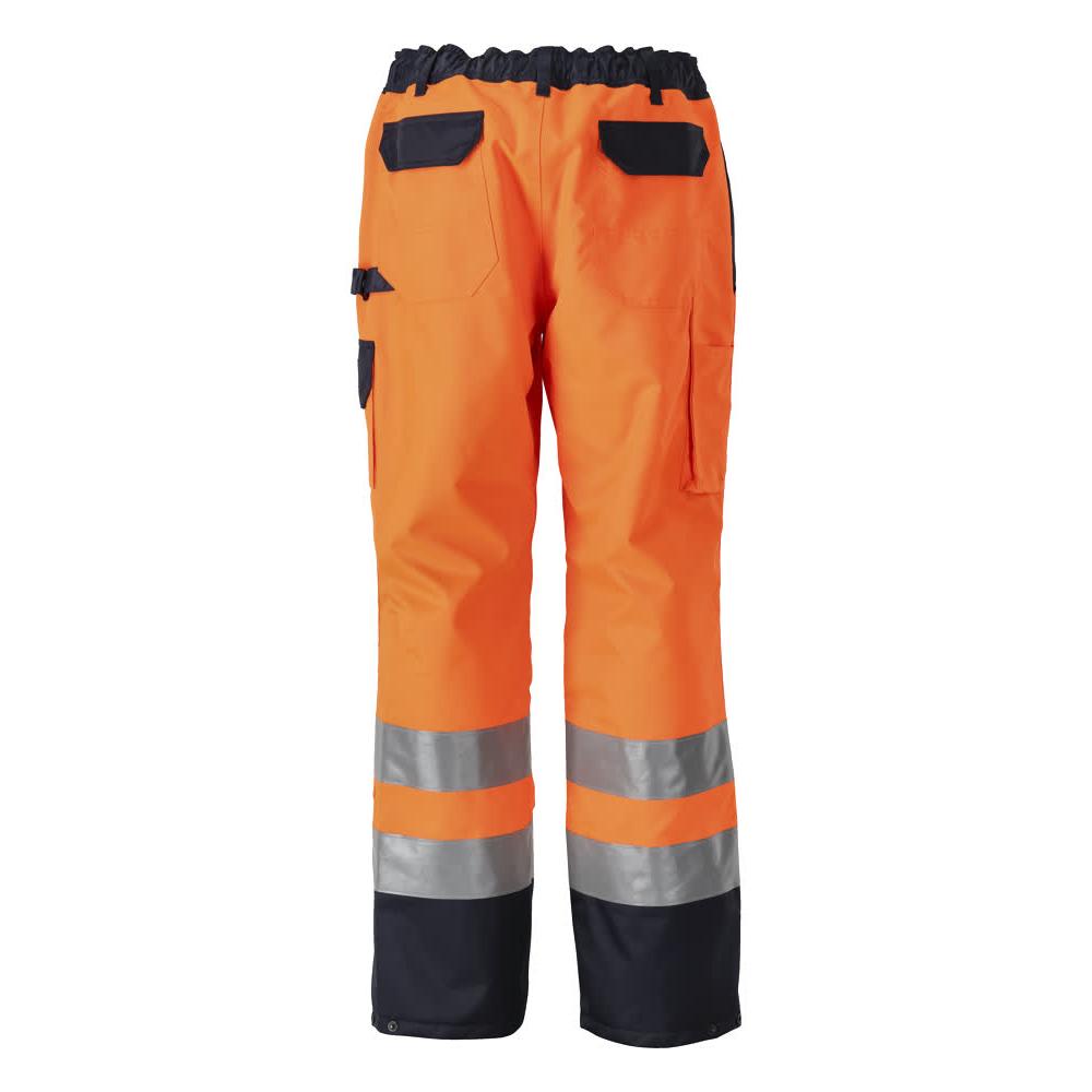 MASCOT® Linz overtrousers, hi-vis orange/navy
