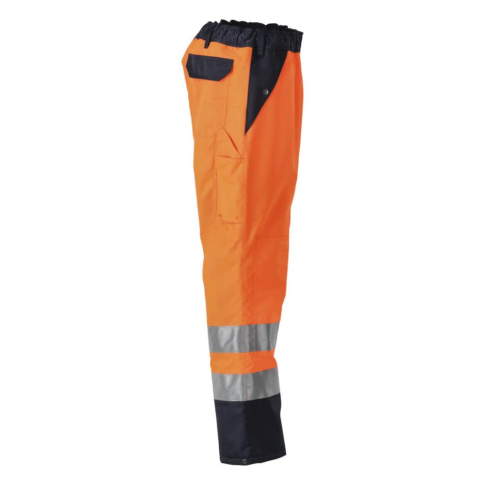 MASCOT® Linz overtrousers, hi-vis orange/navy