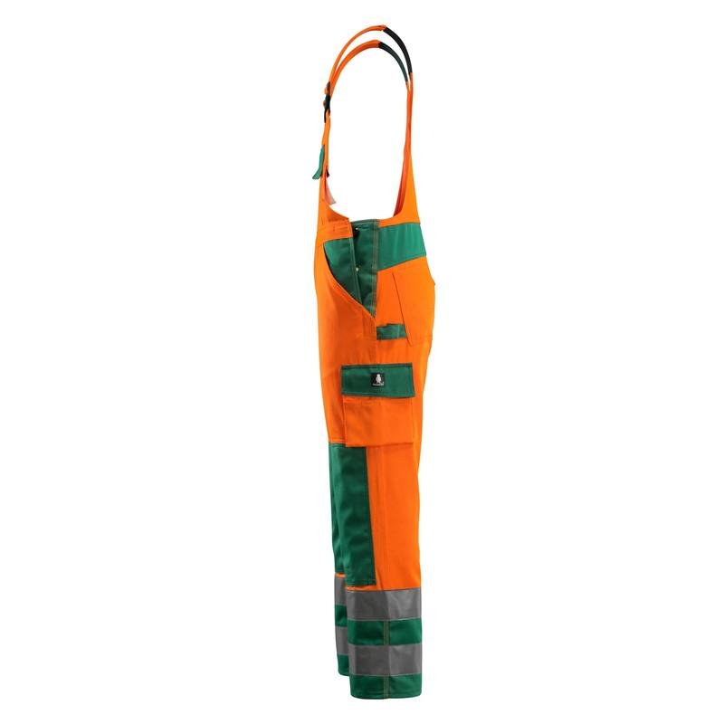 MASCOT® Barras dungarees, hi-vis orange/green