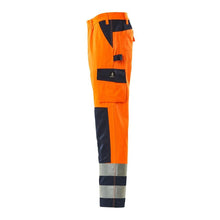 MASCOT® Olinda trousers, hi-vis orange/navy