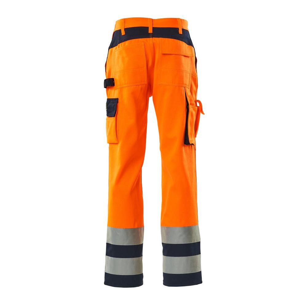MASCOT® Olinda trousers, hi-vis orange/navy