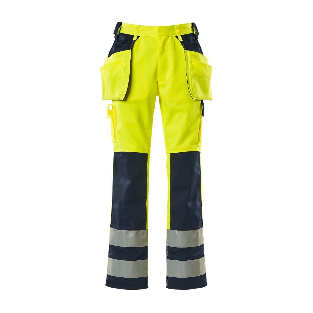 MASCOT® Almas craftsman trousers, hi-vis yellow/navy