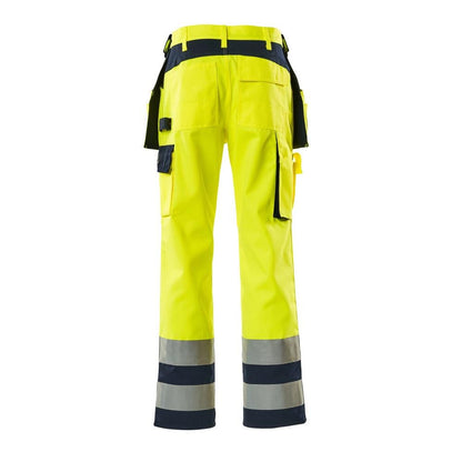 MASCOT® Almas craftsman trousers, hi-vis yellow/navy