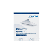 aluderm® Compress, 10 x 10 cm, package of 10