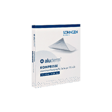 aluderm® Compress, 10 x 10 cm, package of 10