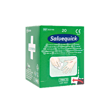 Salvequick Wound Cleansing Wipes: Box of 20, Carton of 20