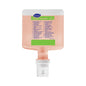 The Soft Care Aquagard skin protection cream cartridge (1300 ml) from Diversey Germany has a rectangular pink refill pack with a white cap and blue-green label, ideal for daily use and external protection, like a skin protection cream.