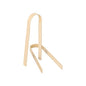 PAPSTAR Bamboo finger food tongs, 10 cm, ideal for snacks - In a bag with 10 pieces: Perfect for safely grabbing toast or serving finger food at your next party.