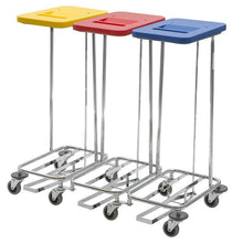 Triple laundry collector. Cover and pedal | 1 piece