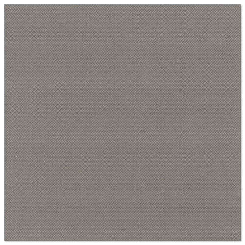 The square, light gray textured napkin from the ROYAL collection of PAPSTAR GmbH (20 napkins, 1/4-fold, 40 x 40 cm) features a fine weave pattern and clean edges, ensuring a consistent, uniform appearance.