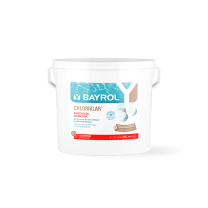 BAYROL Chloriklar® from trichloroisocyanuric acid with a high active chlorine content
