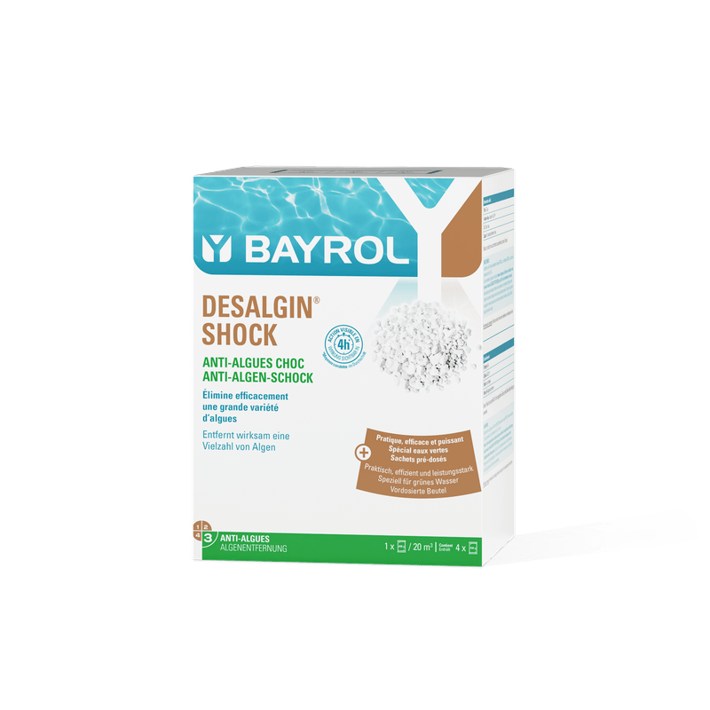 BAYROL Desalgin® SHOCK 1.6 kg Anti-algae agent in the form of chlorine granules | Can (1600 g) 