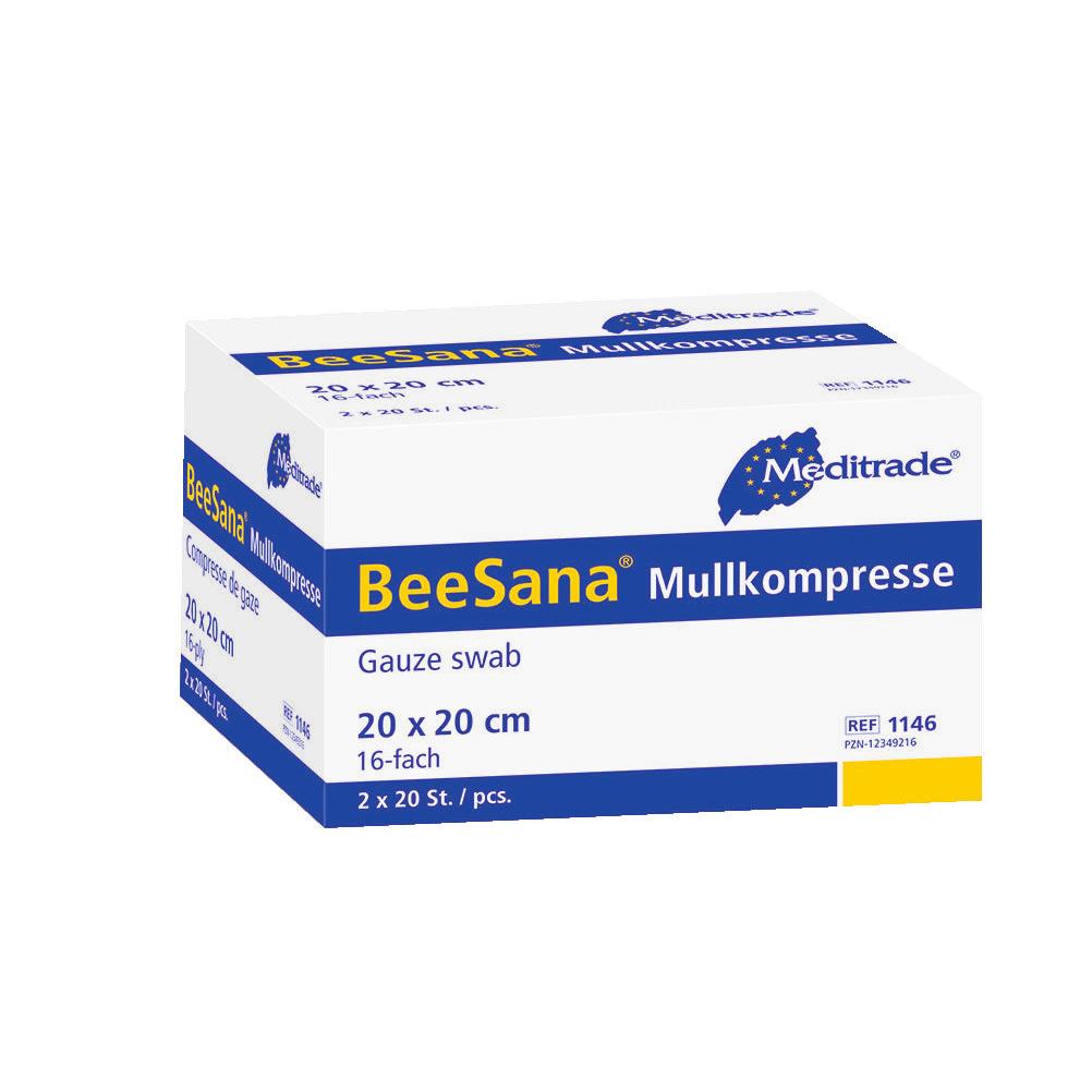 BeeSana® gauze compress, without RöKo, sterile
