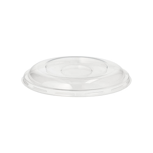 The Starpak 50 dome lid, R-PET round Ø 15.5 cm · 2.5 cm clear, is a transparent, round lid made of recycled PET – ideal for sustainable packaging and fits matching containers. Package contains 50 pieces in shrink wrap.