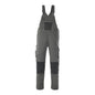 MASCOT® Leipzig dungarees, dark anthracite/black