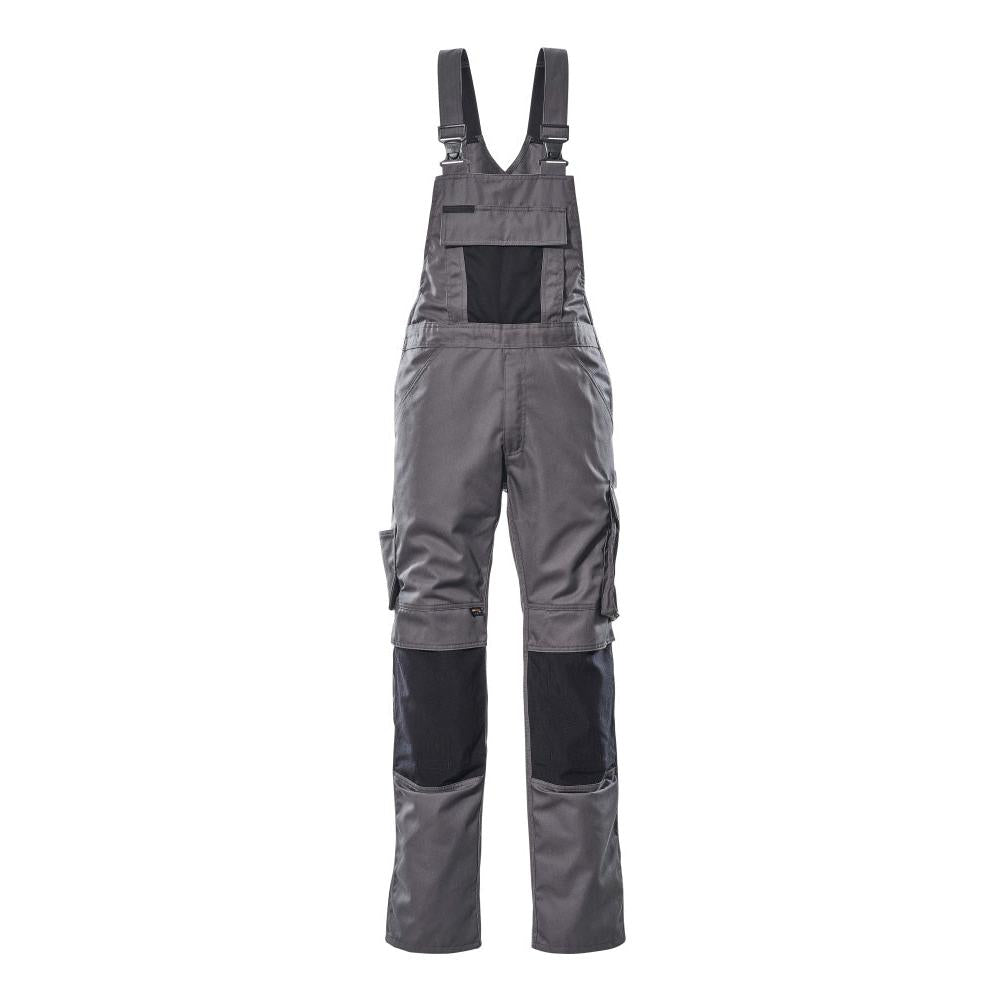MASCOT® Augsburg dungarees, anthracite/black
