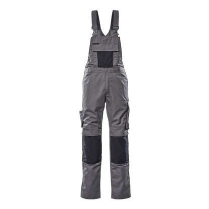MASCOT® Augsburg dungarees, anthracite/black