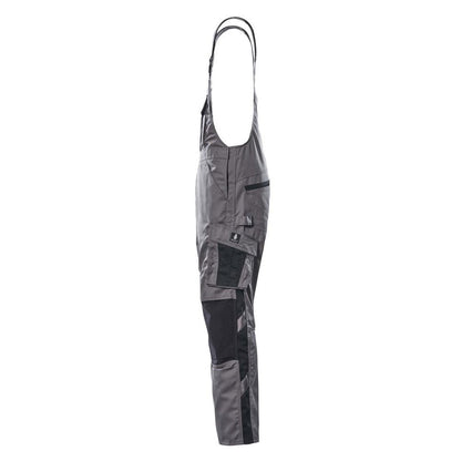 MASCOT® Augsburg dungarees, anthracite/black