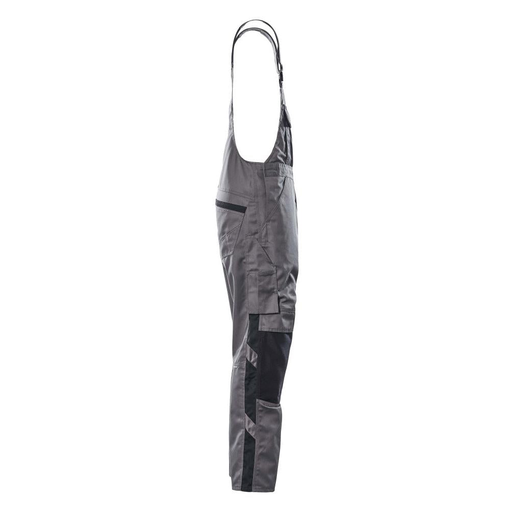 MASCOT® Augsburg dungarees, anthracite/black