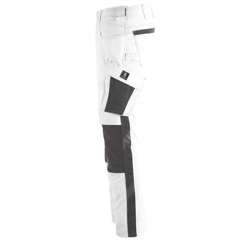 MASCOT® Erlangen trousers, white/dark anthracite