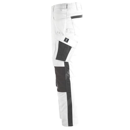 MASCOT® Erlangen trousers, white/dark anthracite