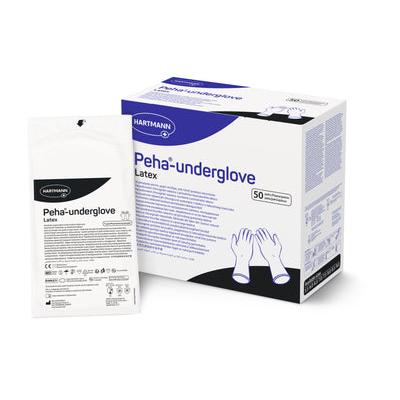 Peha-underglove pwf 6 pcs. latex 50PR | Pack (50 pieces)
