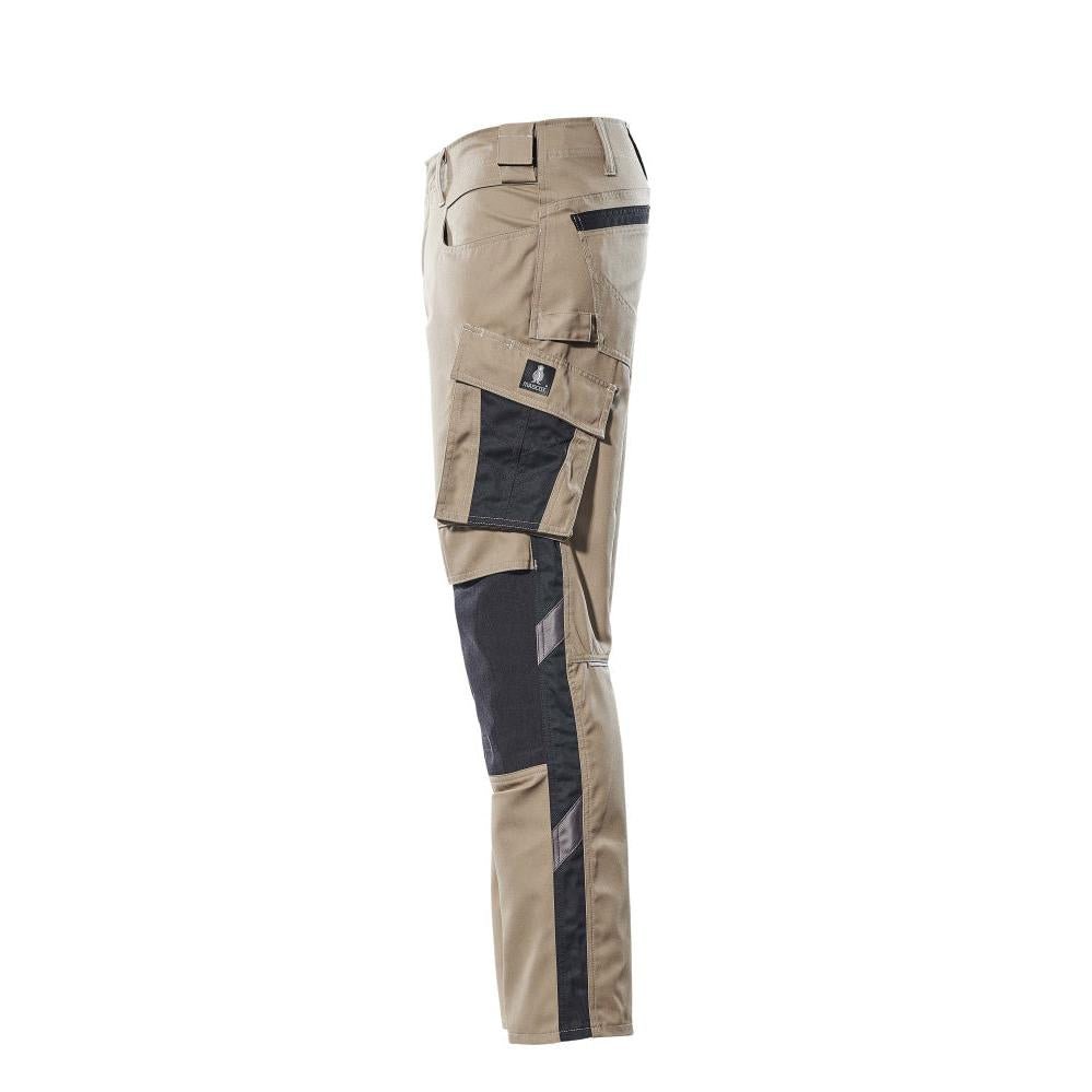 MASCOT® Mannheim trousers, light khaki/black