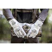 NITRAS SPLIT STAR 2, cow split leather gloves, natural color / gray, EN 388 cotton | Pack (12 pairs)