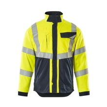 MASCOT® Biel Multisafe work jacket, hi-vis yellow/black-blue