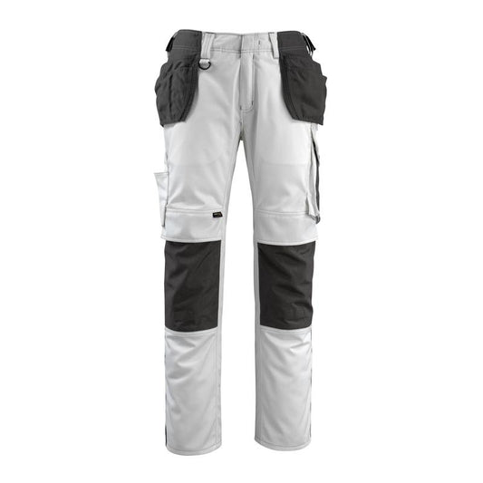 MASCOT® Bremen craftsman trousers, white/dark anthracite